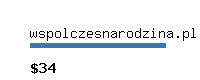 wspolczesnarodzina.pl Website value calculator