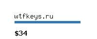 wtfkeys.ru Website value calculator