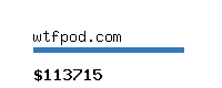 wtfpod.com Website value calculator