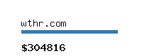 wthr.com Website value calculator