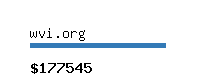 wvi.org Website value calculator