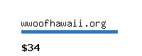 wwoofhawaii.org Website value calculator