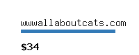 wwwallaboutcats.com Website value calculator