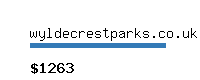 wyldecrestparks.co.uk Website value calculator