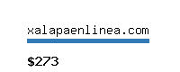 xalapaenlinea.com Website value calculator