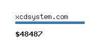 xcdsystem.com Website value calculator