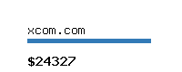 xcom.com Website value calculator