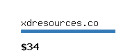 xdresources.co Website value calculator