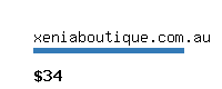 xeniaboutique.com.au Website value calculator