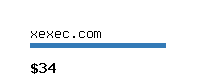xexec.com Website value calculator