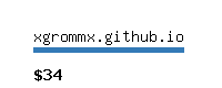 xgrommx.github.io Website value calculator