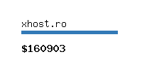 xhost.ro Website value calculator