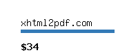 xhtml2pdf.com Website value calculator