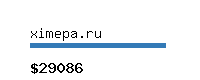 ximepa.ru Website value calculator