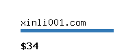 xinli001.com Website value calculator