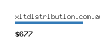 xitdistribution.com.au Website value calculator