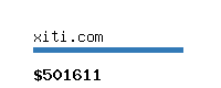 xiti.com Website value calculator