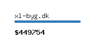 xl-byg.dk Website value calculator