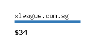 xleague.com.sg Website value calculator