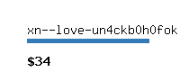 xn--love-un4ckb0h0fok.xyz Website value calculator