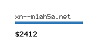 xn--m1ah5a.net Website value calculator