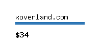 xoverland.com Website value calculator