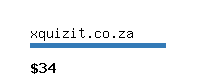 xquizit.co.za Website value calculator