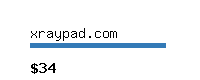xraypad.com Website value calculator