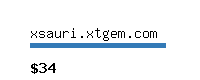 xsauri.xtgem.com Website value calculator