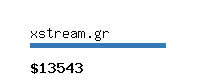 xstream.gr Website value calculator