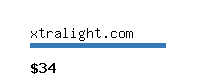 xtralight.com Website value calculator