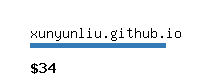 xunyunliu.github.io Website value calculator