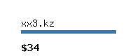 xx3.kz Website value calculator