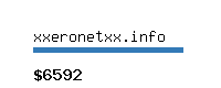 xxeronetxx.info Website value calculator