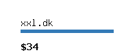 xxl.dk Website value calculator