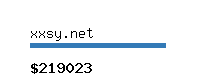 xxsy.net Website value calculator