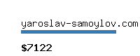 yaroslav-samoylov.com Website value calculator