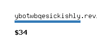 ybotwbqesickishly.review Website value calculator