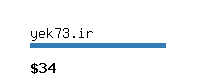 yek73.ir Website value calculator