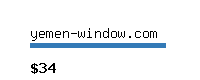 yemen-window.com Website value calculator