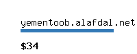 yementoob.alafdal.net Website value calculator