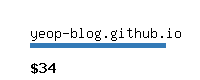 yeop-blog.github.io Website value calculator