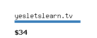 yesletslearn.tv Website value calculator