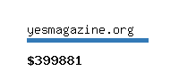 yesmagazine.org Website value calculator