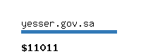 yesser.gov.sa Website value calculator