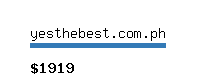 yesthebest.com.ph Website value calculator