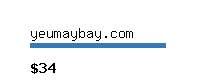 yeumaybay.com Website value calculator