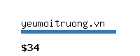 yeumoitruong.vn Website value calculator