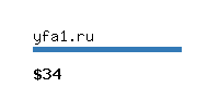 yfa1.ru Website value calculator