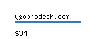 ygoprodeck.com Website value calculator